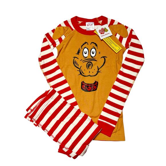 Hanna Andersson Dr Seuss Max PJ Set Size 12 - Picture 1 of 4